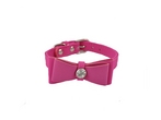 Bouncy Bow Collar Pink