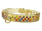 Confetti Dog Collar Gold