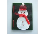 Edible Christmas card - Snowman