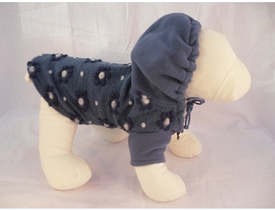 Flower Hooded Top - Blue